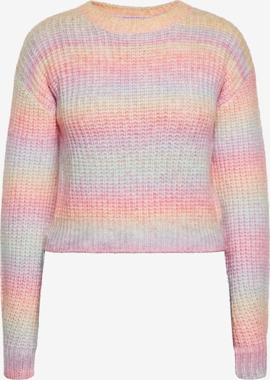 MYMO Džemperis, krāsa - debeszils / orhideju / aprikožu / koraļļu, Preces skats