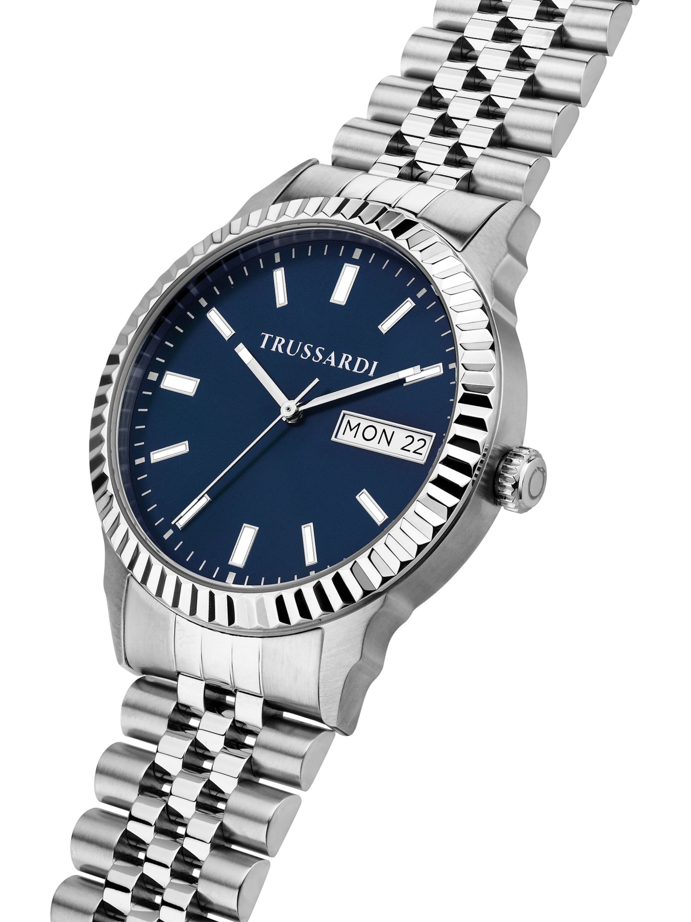 Trussardi Analog Watch in Silver
