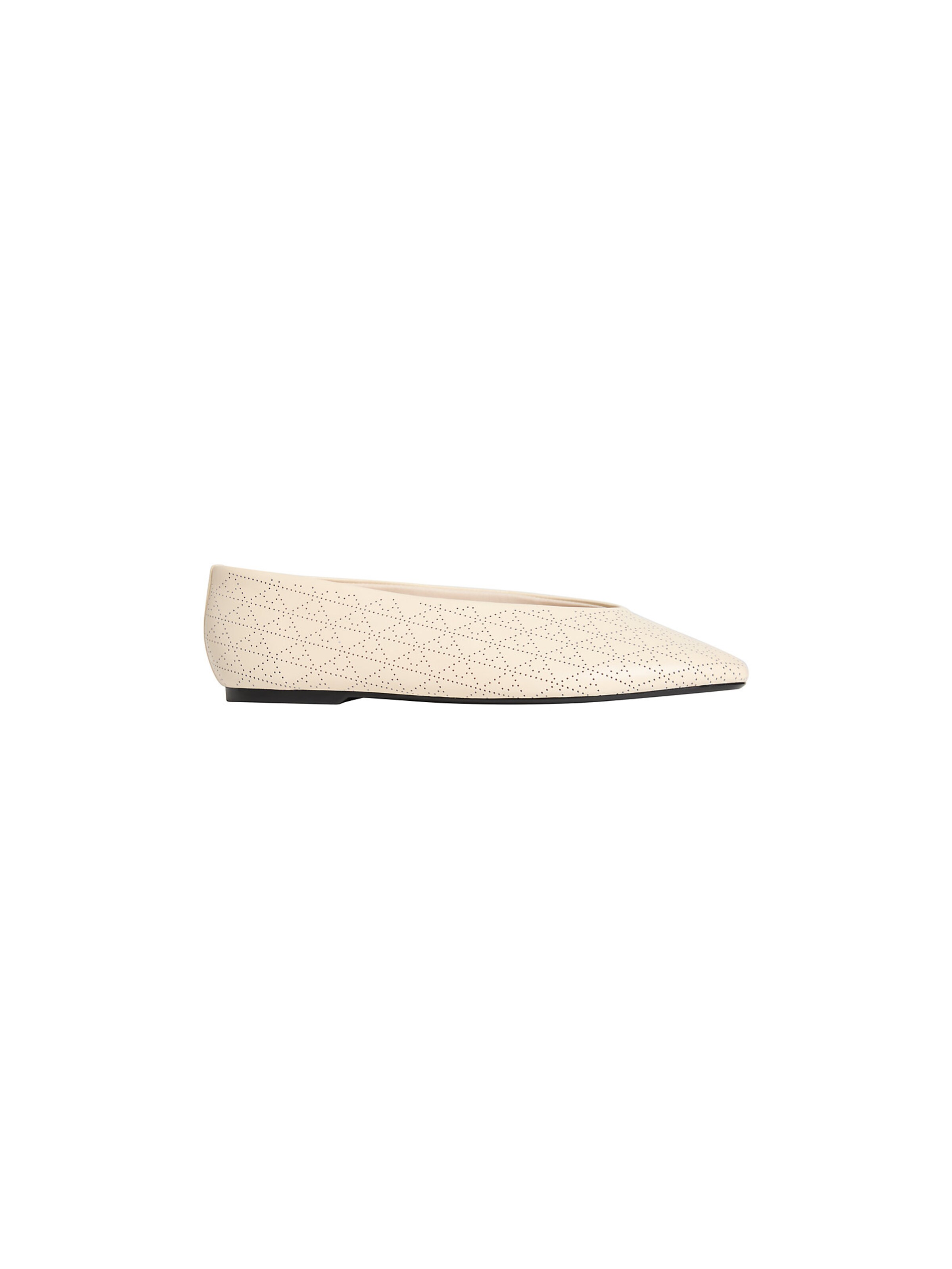 Calvin Klein Ballerina 'Liliana' in Beige: front
