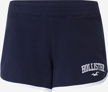 HOLLISTER Normální Kalhoty – modrá: přední strana