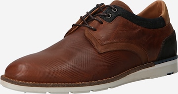 BULLBOXER Lace-Up Shoes in Brown: front