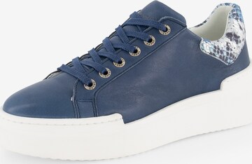 NoGRZ Sneakers laag 'J.Javarra' in Blauw: voorkant