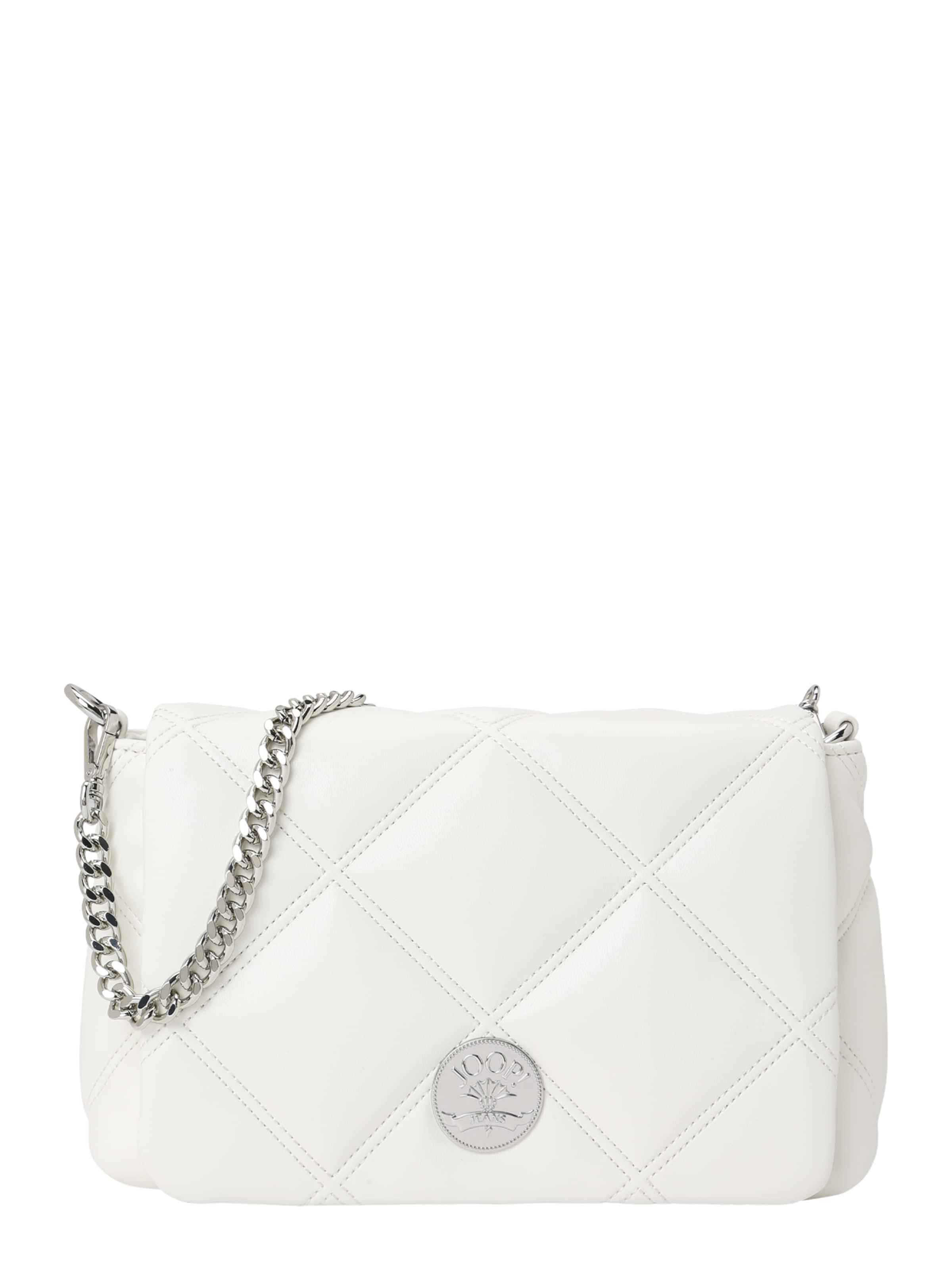 balts JOOP! Jeans Pleca soma 'Confetto Solar': no priekšpuses