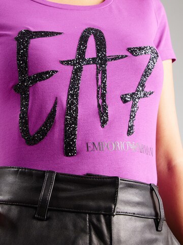 EA7 Emporio Armani - Camisa em roxo