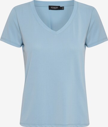 T-shirt SOAKED IN LUXURY en bleu : devant