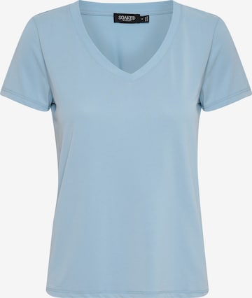 SOAKED IN LUXURY T-shirt i blå: framsida