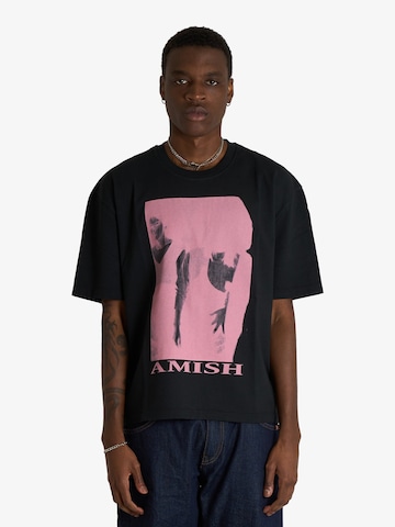 AMISH Shirt in Zwart: voorkant