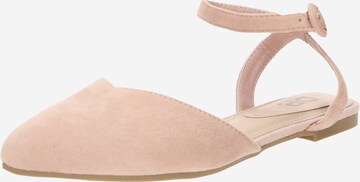 Dorothy Perkins - Bailarinas con hebilla 'Poppy' en rosa: frente