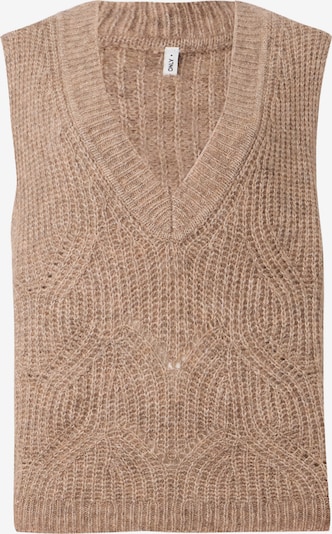 ONLY Pull-over 'ONLGIila' en marron chiné, Vue avec produit