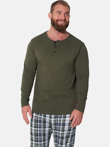 Jan Vanderstorm Long Pajamas ' Helimar ' in Green