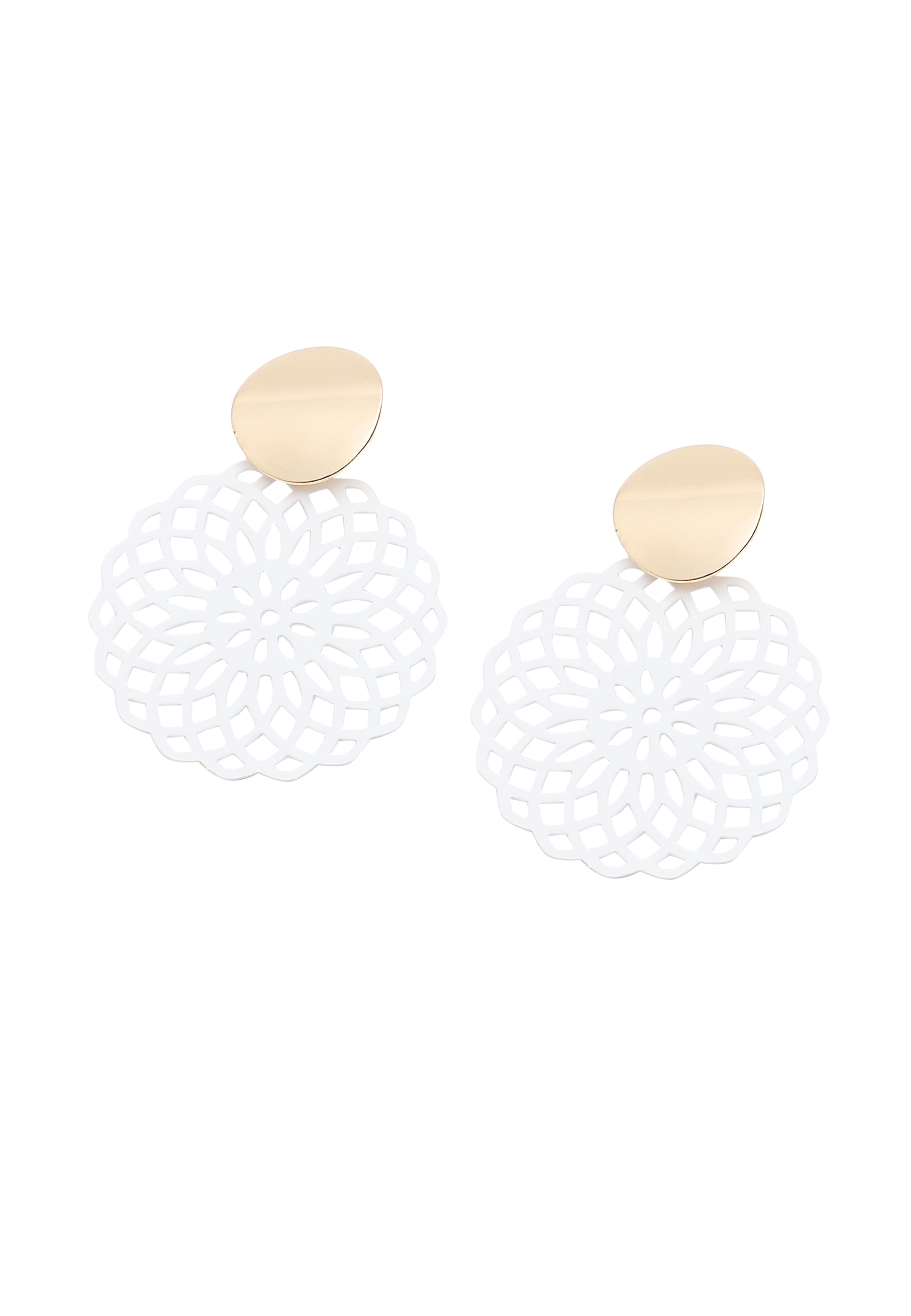 SOHI Fülbevalók 'Doriane' - ezüst: elől