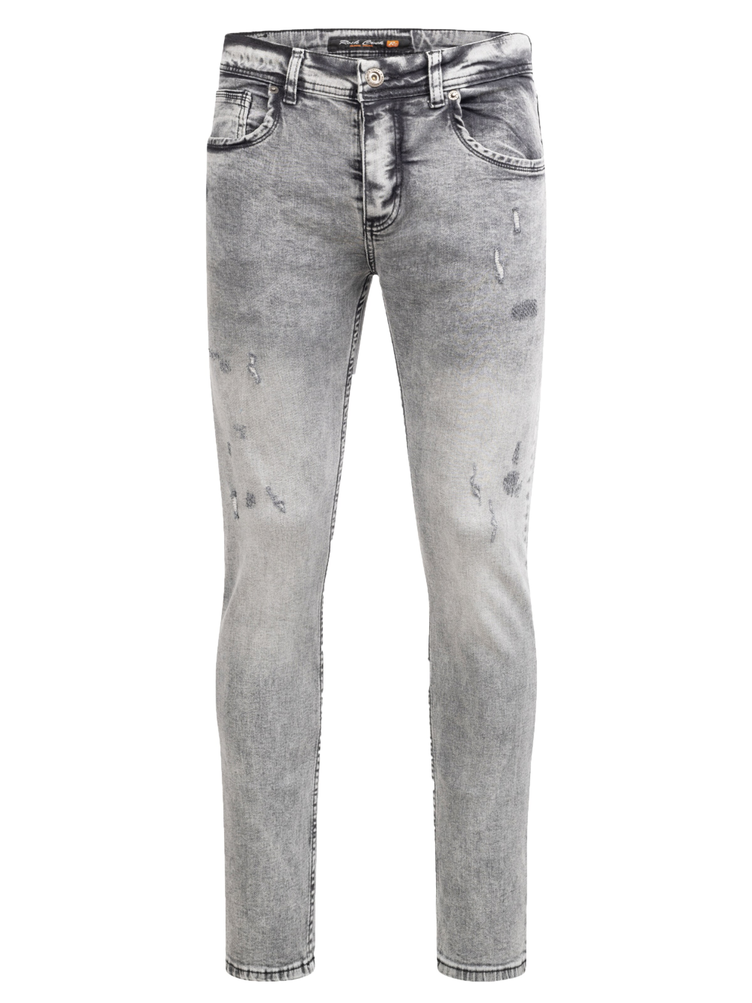 Rock Creek Regular Jeans in Grau: Vorderseite
