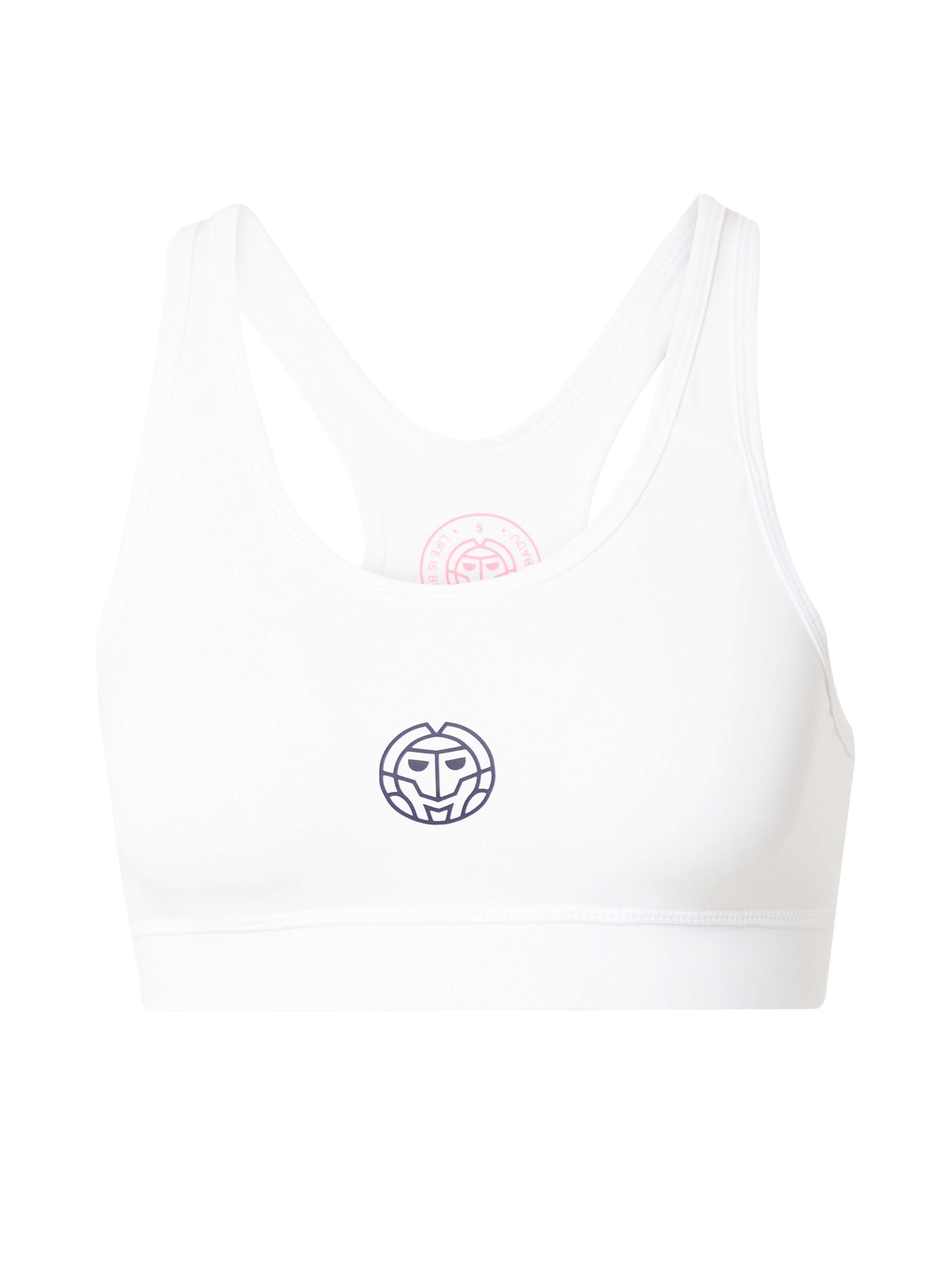 BIDI BADU Bustier Sport bh in Wit: voorkant