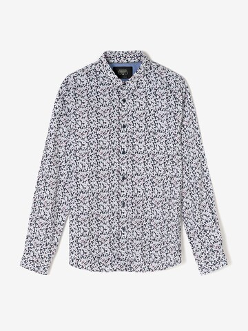 Le Temps Des Cerises Regular fit Button Up Shirt 'Vetel' in Blue: front