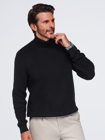 Ombre Sweater in Black