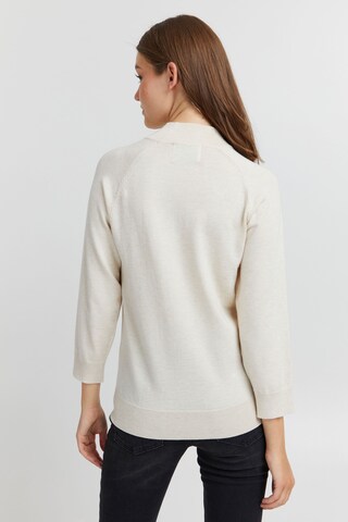 PULZ Jeans Sweater 'SARA' in White