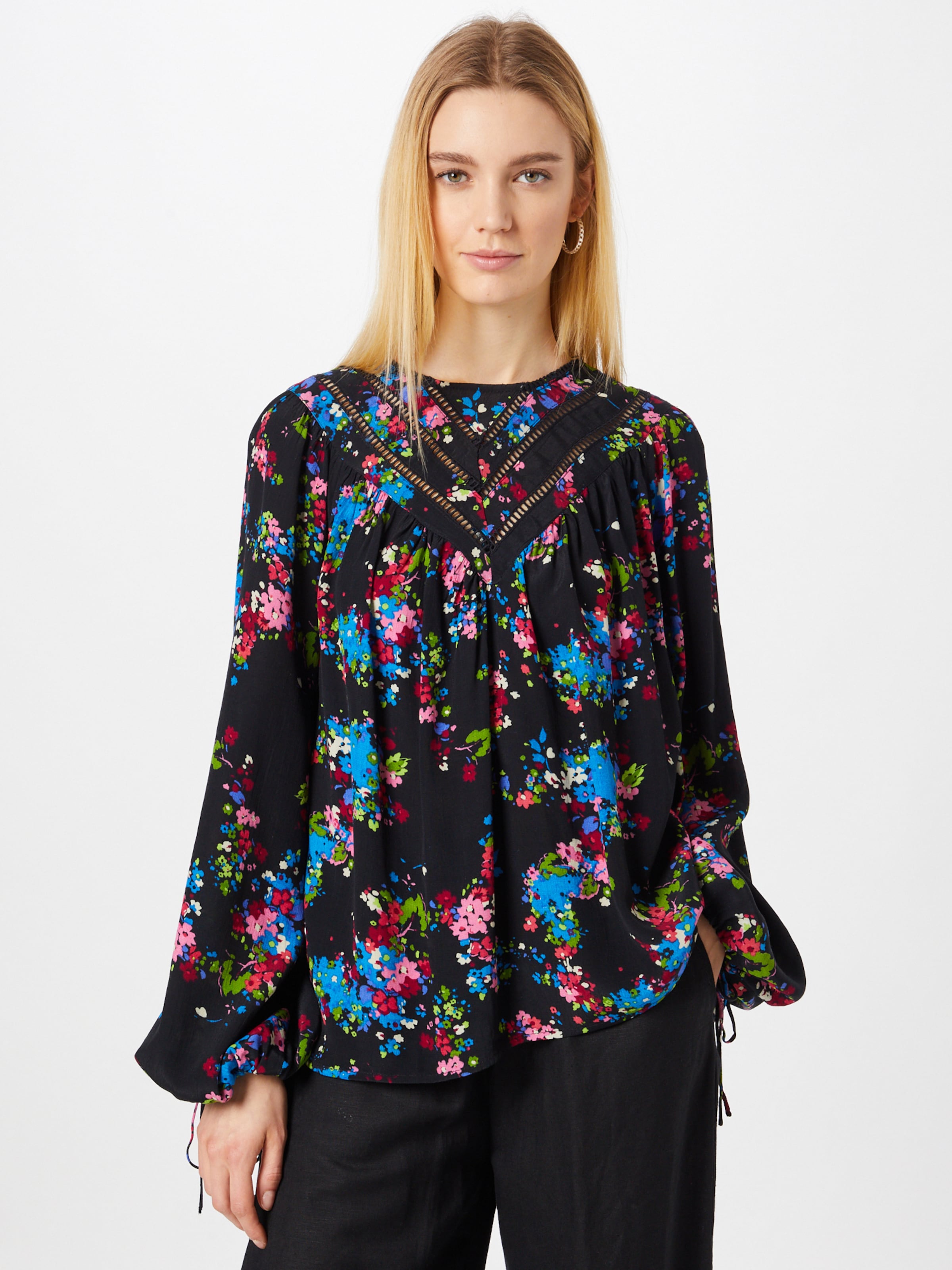 Frauen Große Größen Oasis Bluse in Schwarz - ZY12161 Frauen Große Größen Oasis Bluse in Schwarz - ZY12161