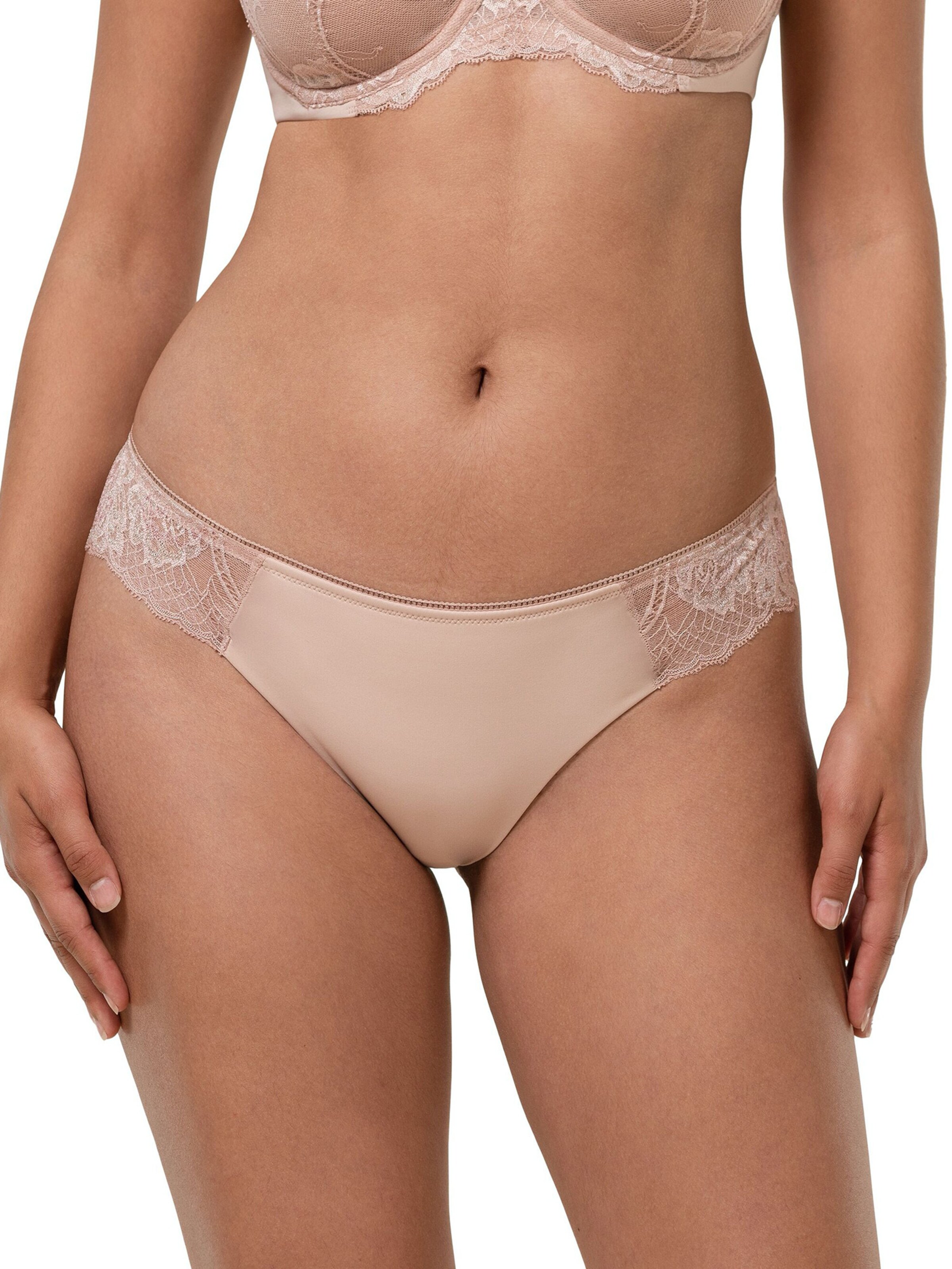 TRIUMPH Slip ' Wild Peony Florale Brazilian ' in Pink