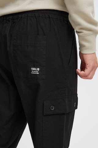 !Solid Loose fit Cargo Pants 'Lauritz' in Black