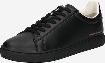 ARMANI EXCHANGE Sneakers laag in Zwart: voorkant