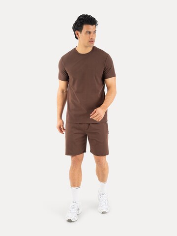 Smilodox Regular Workout Pants 'Xion' in Brown