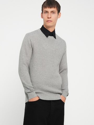 Pull-over 'JPRBLUBARKLEY' JACK & JONES en gris