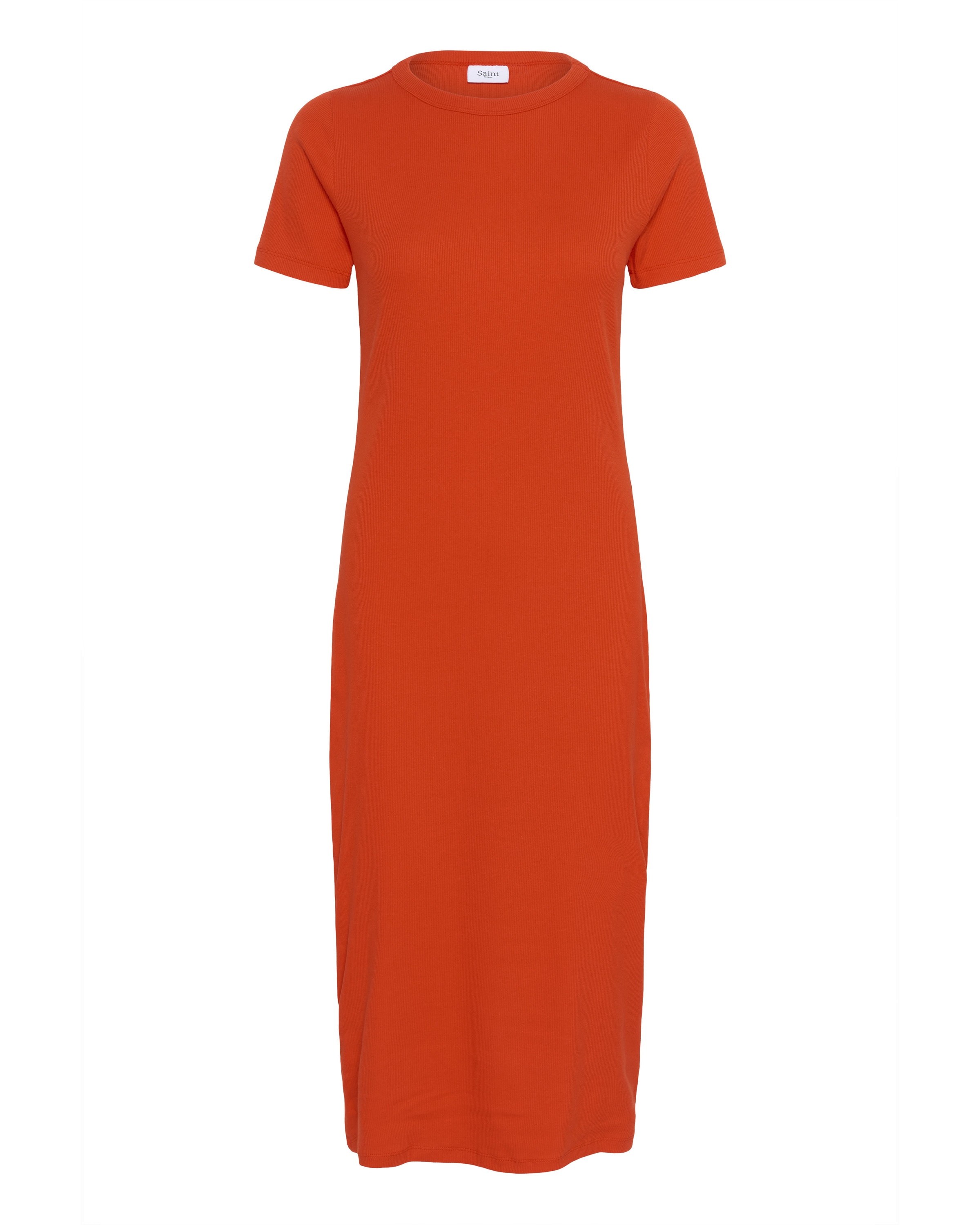 SAINT TROPEZ Robe 'AsterSZ' en 40 en orange fluo, Vue avec produit