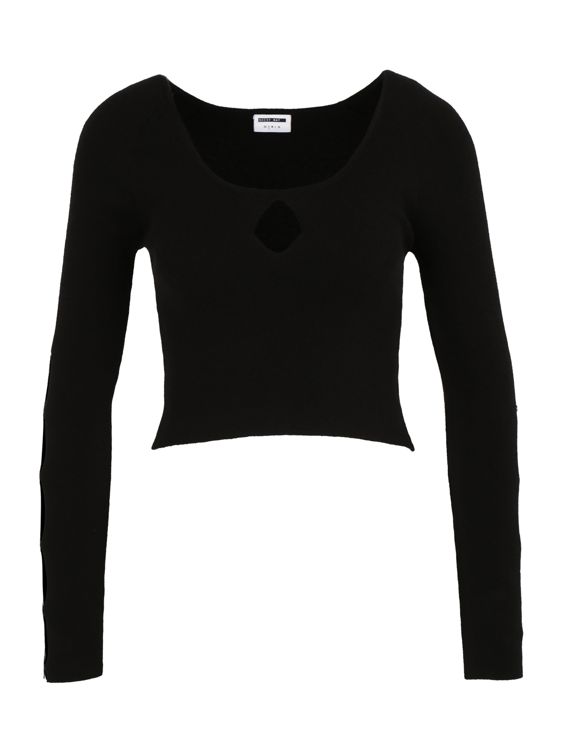 Noisy May Petite Πουλόβερ 'ORLA' σε μαύρο: μπροστά