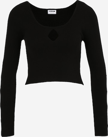 Noisy May Petite Sweater 'ORLA' in Black: front