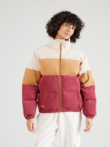 Iriedaily Between-season jacket 'Cordy' in Red: front