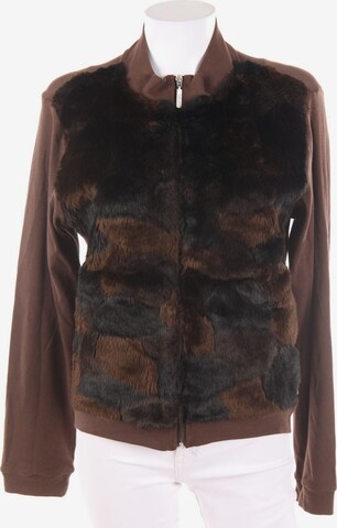 ZABAIONE Sweater & Cardigan in XL in Brown: front
