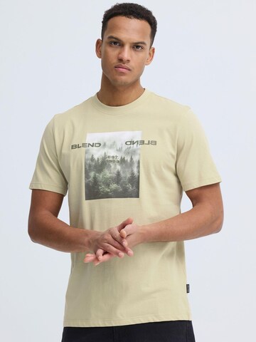 BLEND Rundhalsshirt ' BHKean ' in Beige