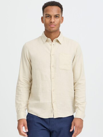 BLEND Regular fit Overhemd 'BHLinex' in Beige: voorkant