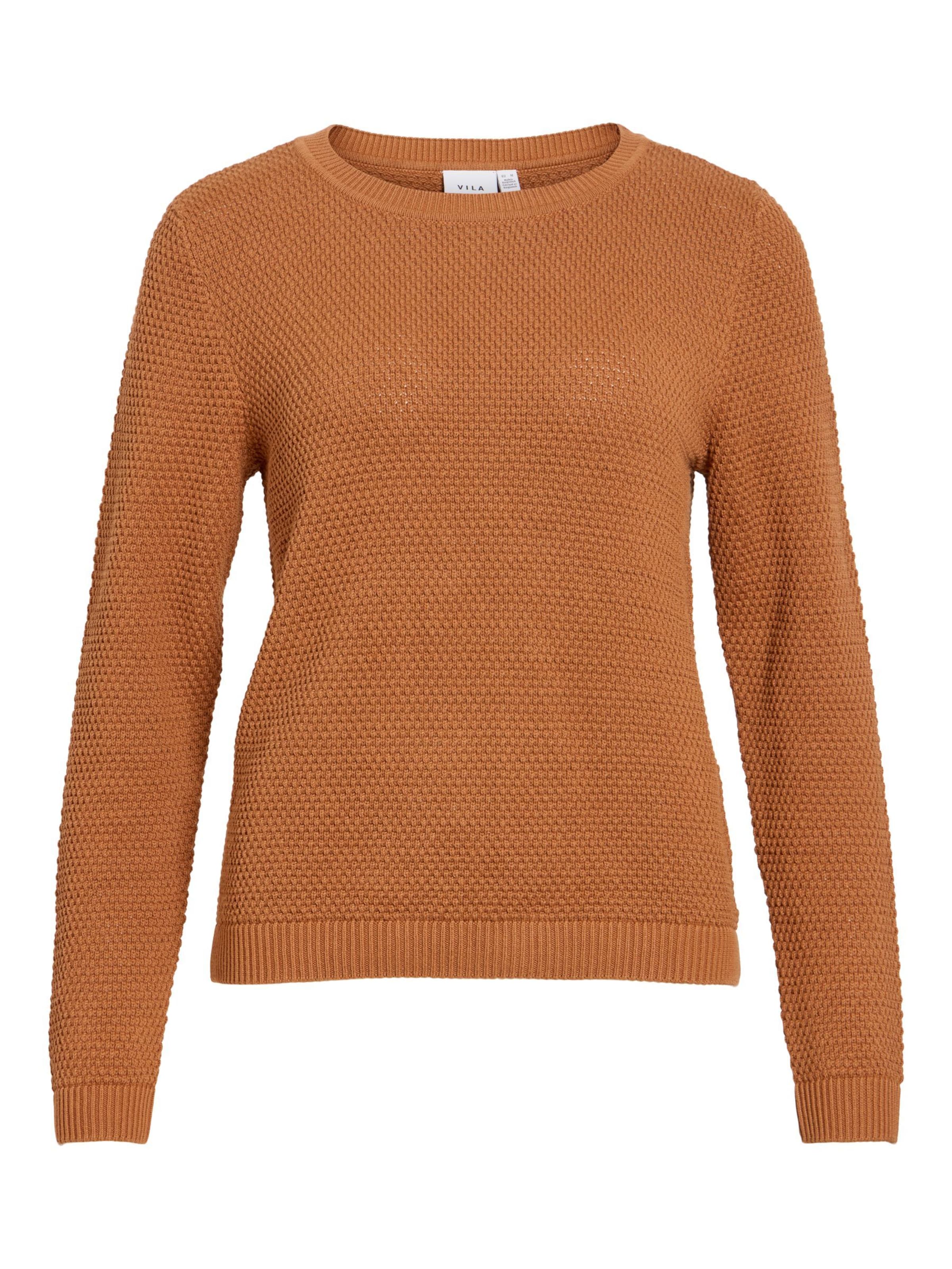 VILA Pull-over 'VIDalo' en cognac, Vue avec produit