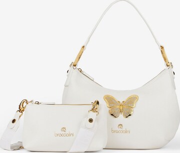 Braccialini Handtasche 'Beth Jewels' in Weiß: Vorderseite
