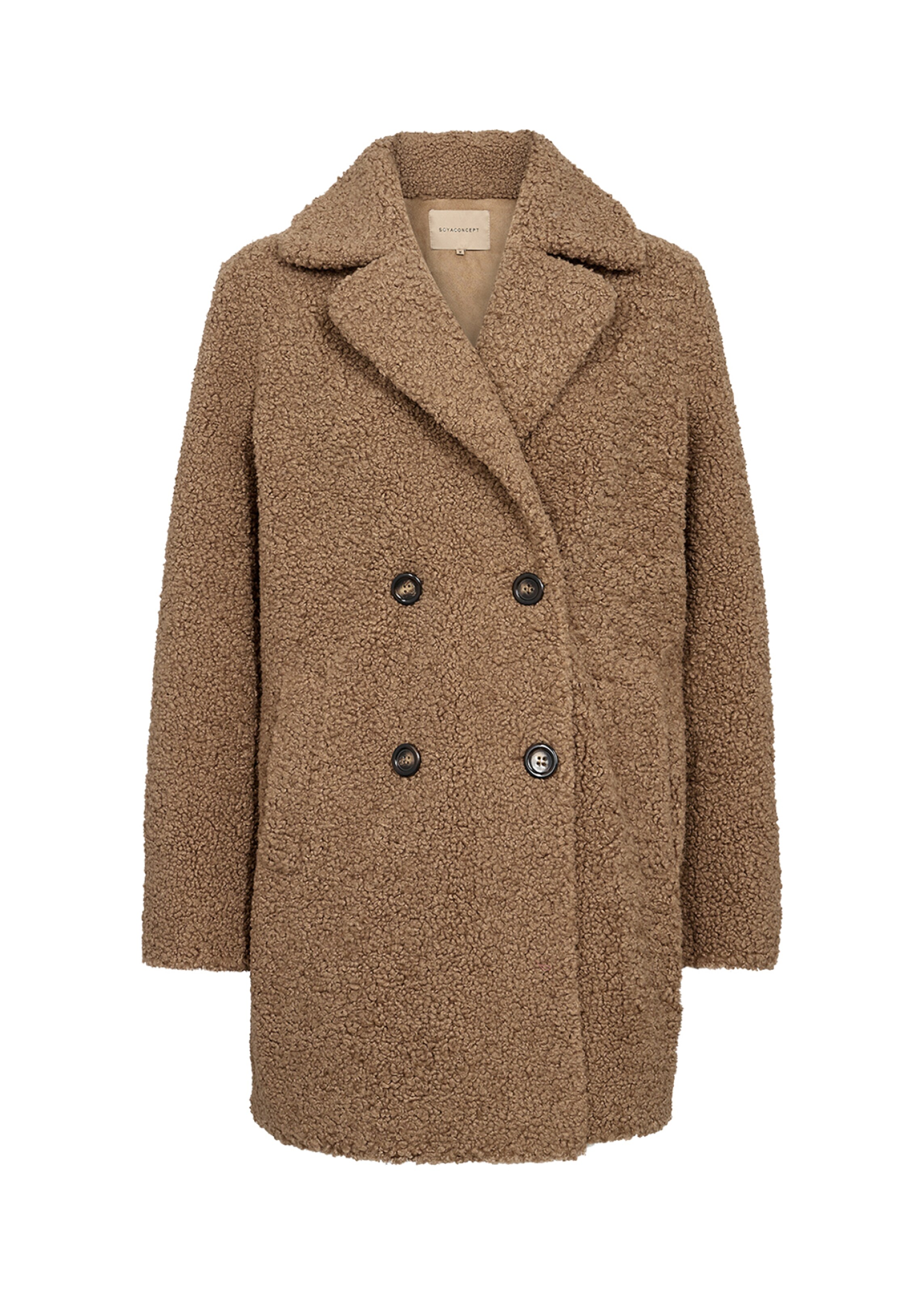 Soyaconcept Overgangsfrakke 'Mukite' i brun: forside