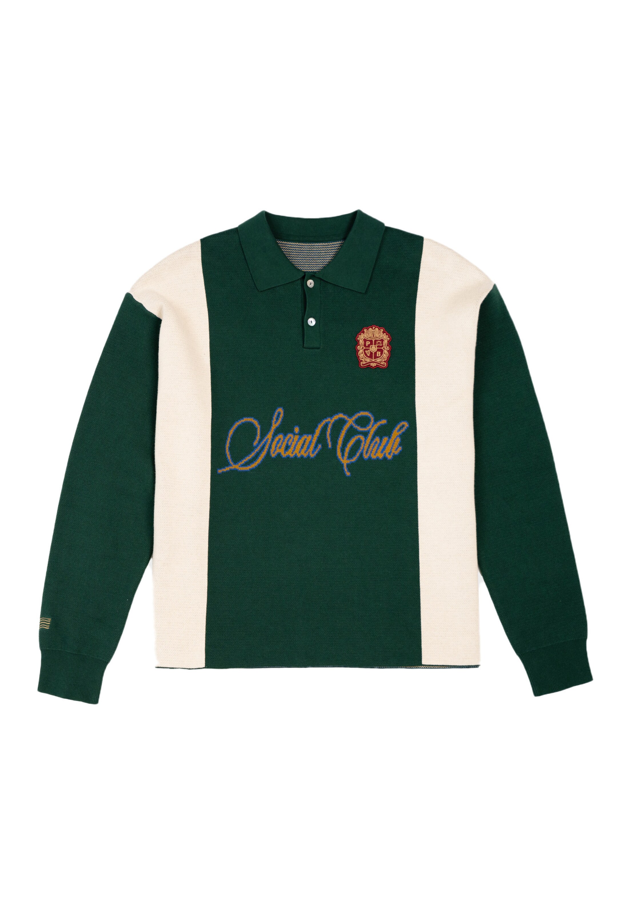 Prohibited Sweater in Light beige / Dark green, Item view