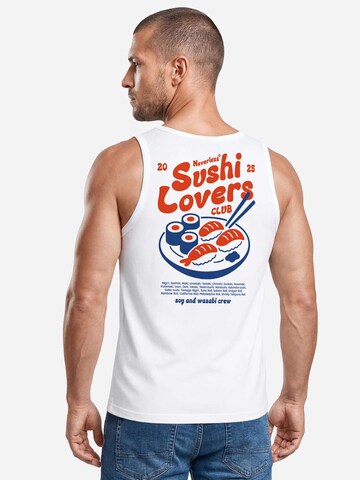 Neverless Shirt 'Sushi Lovers'‌‌‌‌‌‌‌‌‌‌ in Weiß