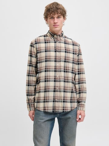 JACK & JONES Comfort fit Overhemd 'JJEClassic' in Wit: voorkant