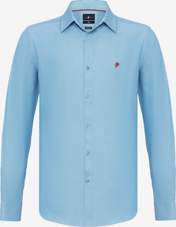 DENIM CULTURE - Camisa 'BRADLEY' en azul: frente