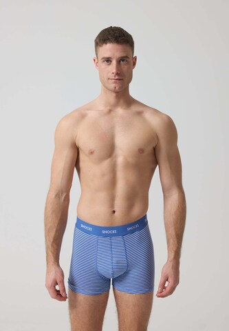 SNOCKS - Calzoncillo boxer en azul