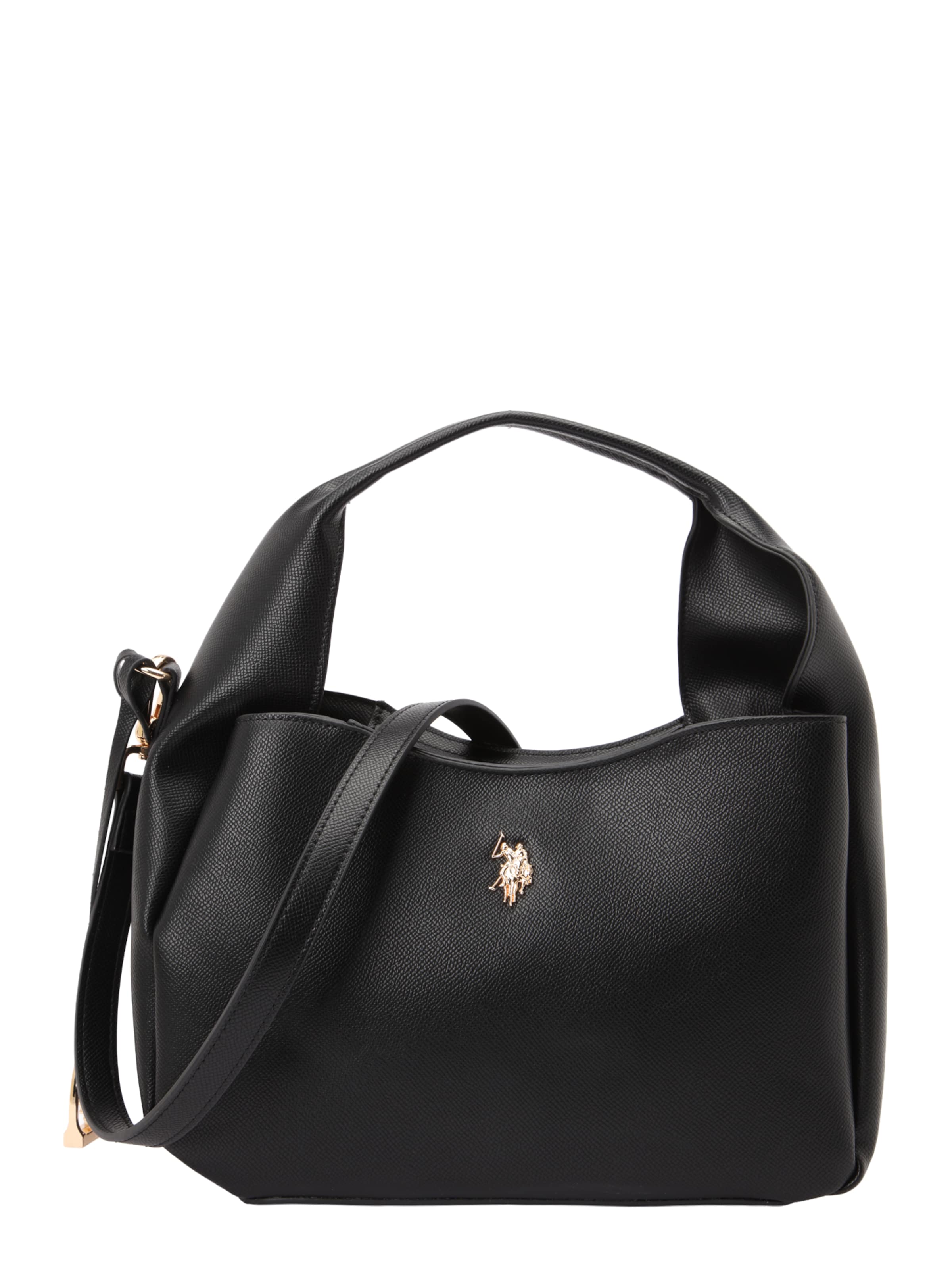 U.S. POLO ASSN. Torba za čez ramo 'Jones' | črna barva: sprednja stran