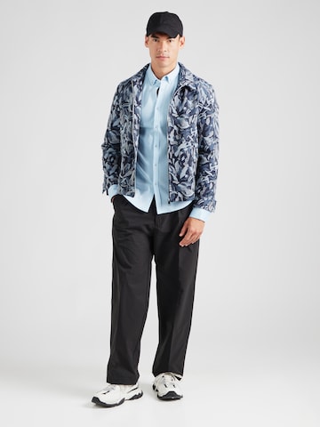 Slim fit Cămașă 'B_Motion L' de la BOSS pe albastru