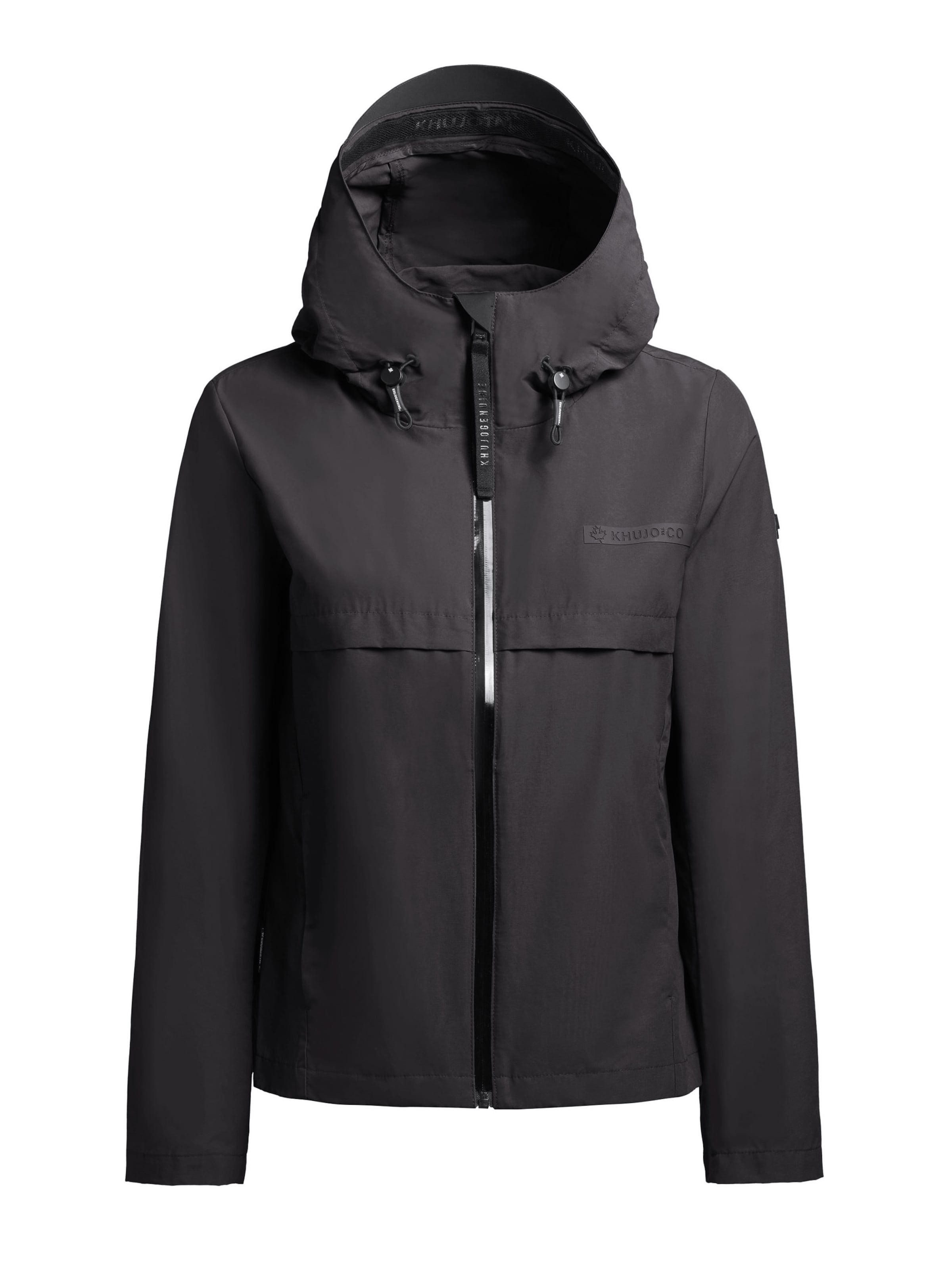 khujo Between-season jacket 'Tiema' in Black: front