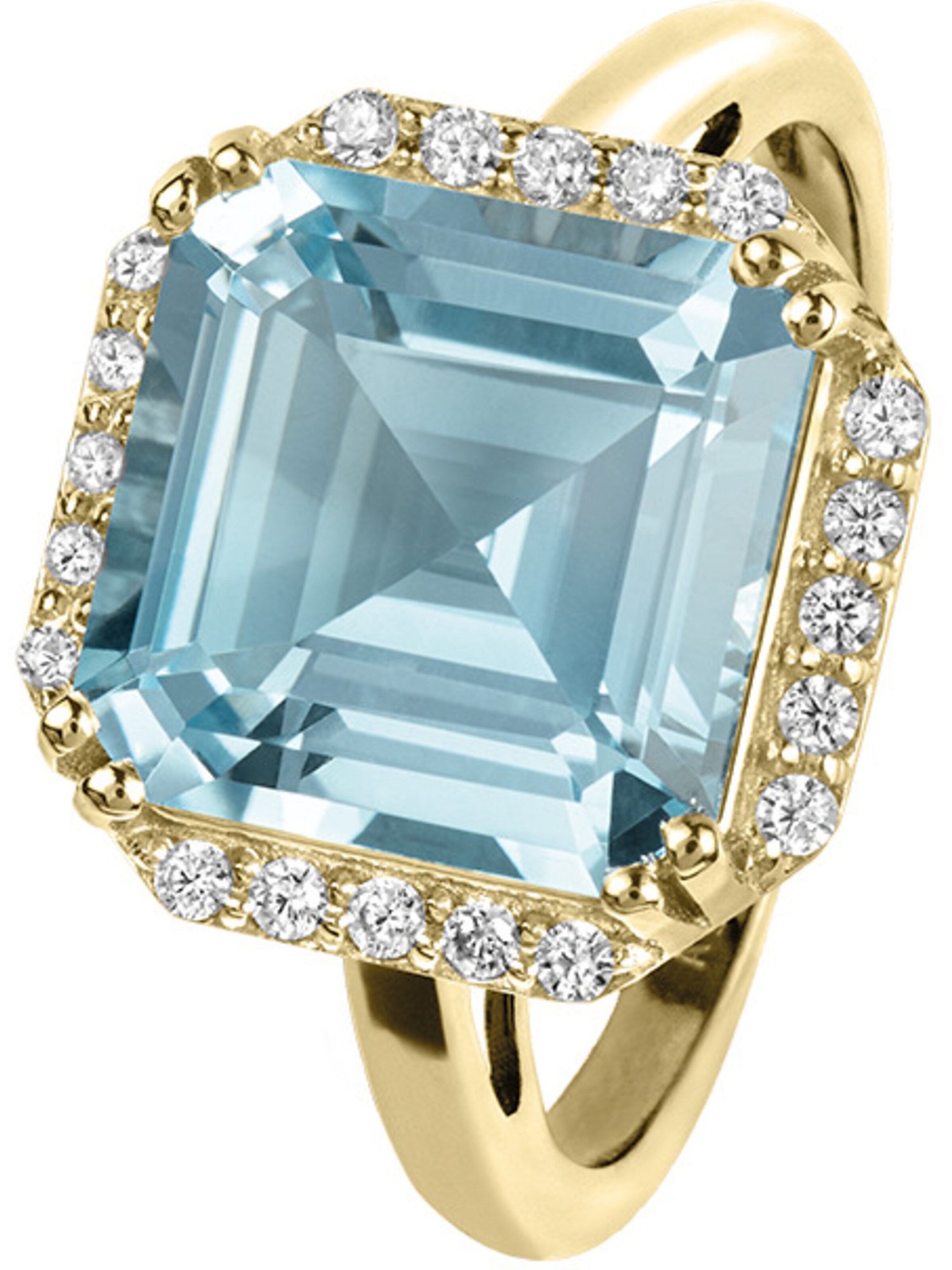 Jacques Lemans Ring in Gold: Vorderseite