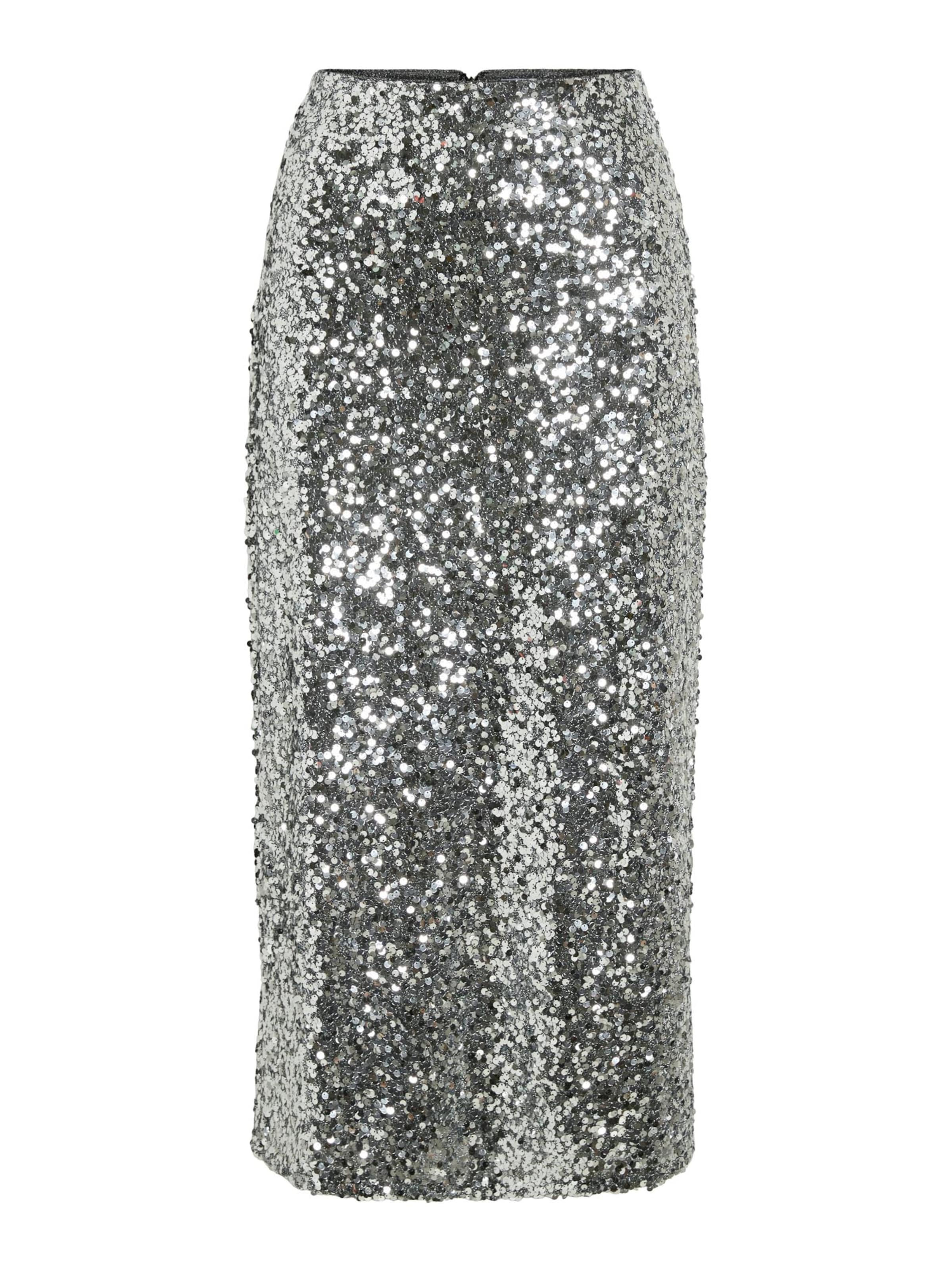 VILA Skirt in Grey: front