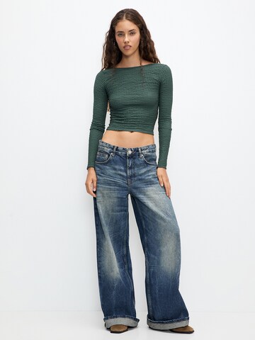 Pull&Bear Majica | zelena barva