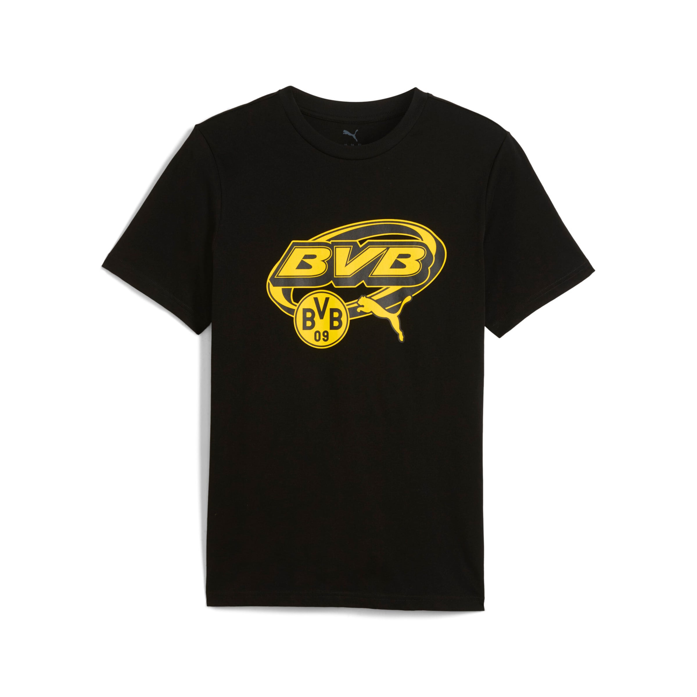 PUMA Performance Shirt 'BVB' in Black: front