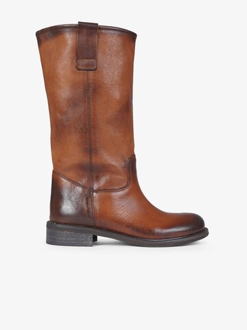 GISEL MOIRE - Botas em castanho: frente