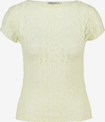 T-shirt America Today en jaune : devant